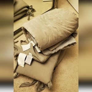 Restoration hardware baby&child Toddler quilt and bumper